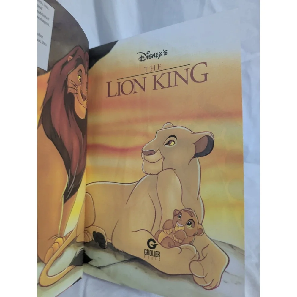 Disneys The Lion King Hardcover Book 1994